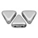 Les perles par Puca® Kheops Perlen Silver alluminium mat 00030/01700